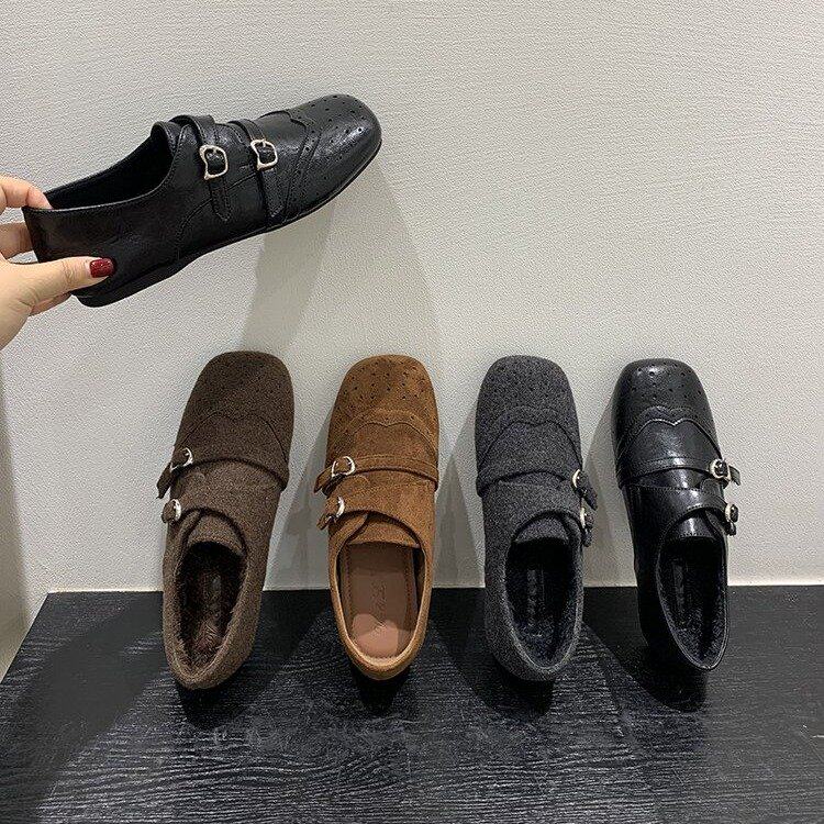 内增高！复古雕花方头乐福鞋女鞋子秋冬新款英伦风单鞋黑色小皮鞋,女鞋,深口单鞋,淘宝优惠券,粉丝福利购,淘宝优惠卷