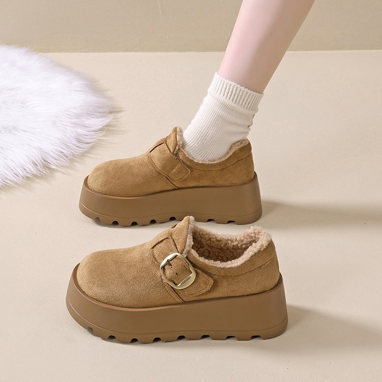 毛绒2025新款爆款棉鞋外穿