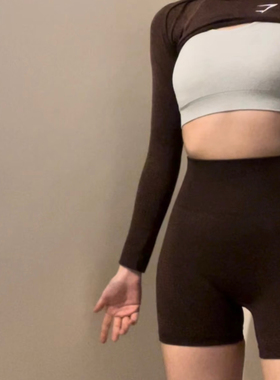 GYMHARK蜜桃臀高弹提臀训练紧身三分裤健身瑜伽运动跑步高腰短裤