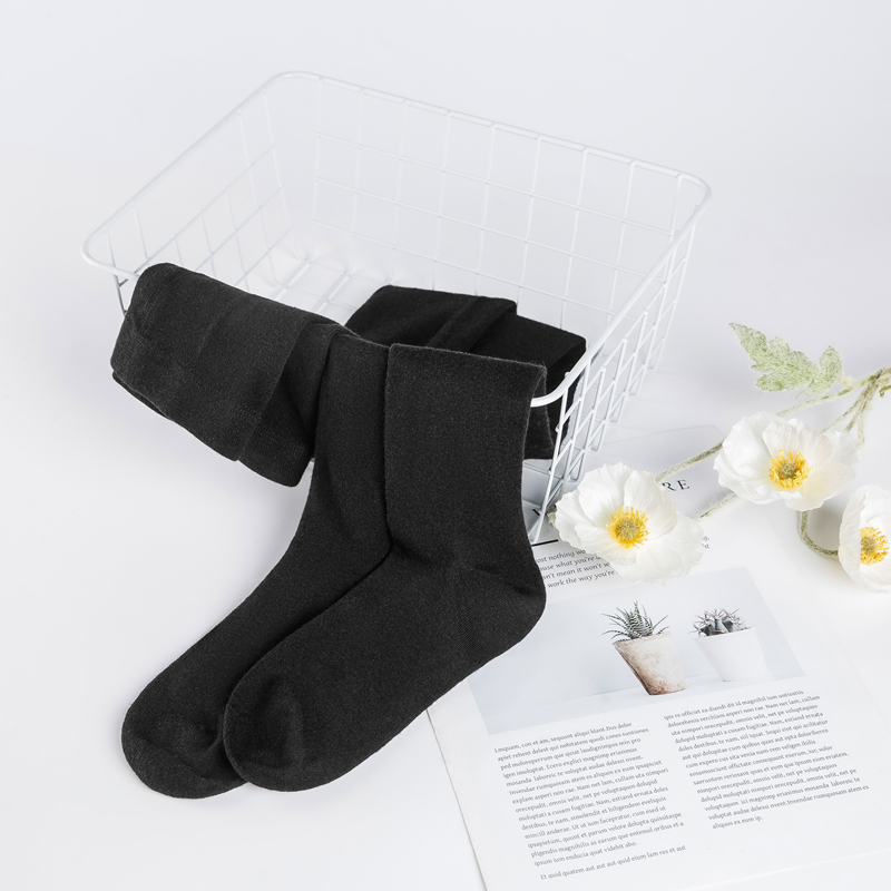 百搭纯色保暖连裤袜真丝