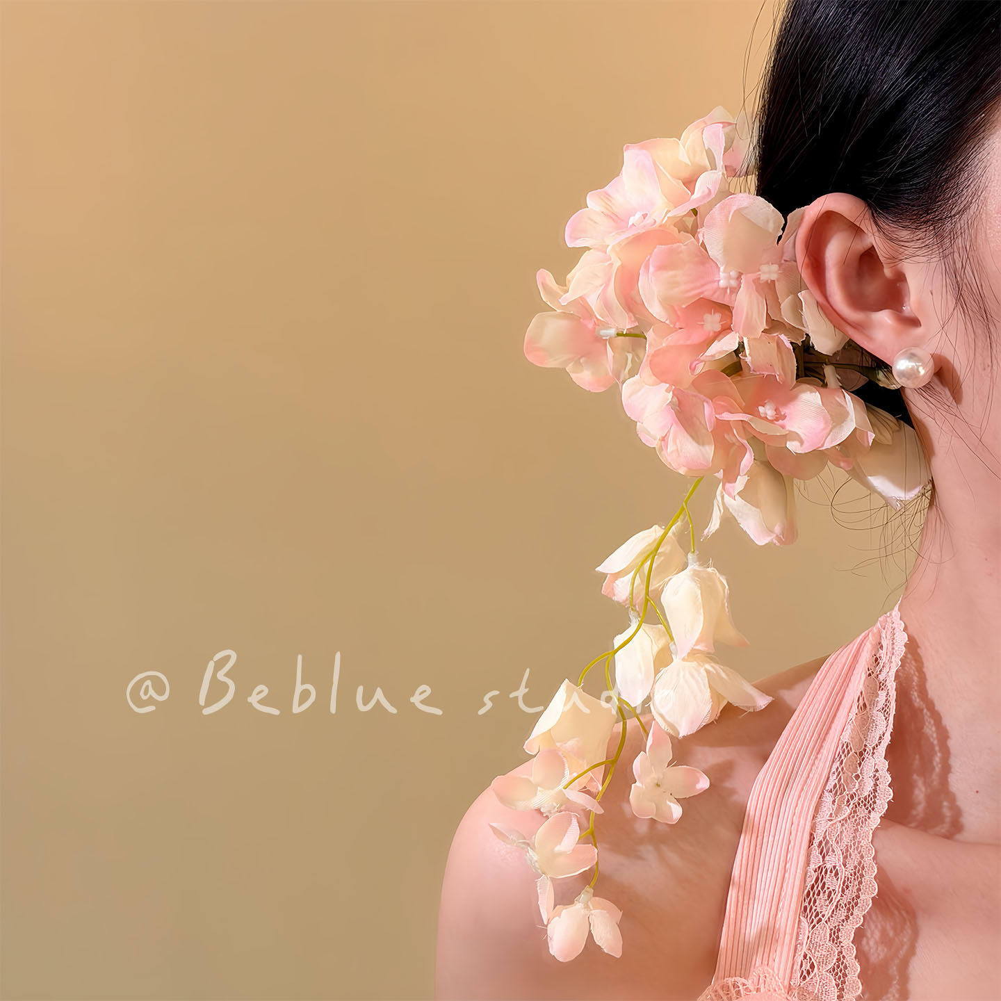 桃腮晕染~超仙粉色铃兰花流苏发夹女侧边夹拍照氛围感头花发饰,饰品/流行首饰/时尚饰品新,发饰,淘宝优惠券,粉丝福利购,淘宝优惠卷