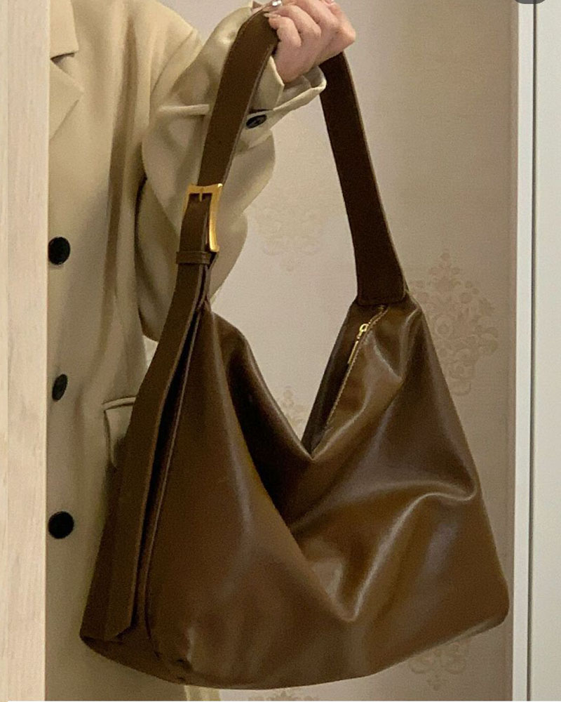 软皮大容量小众设计高级感