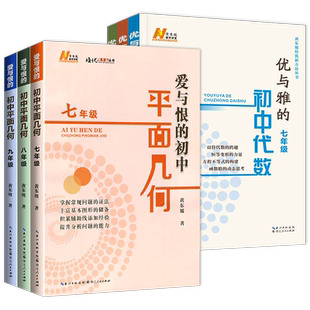 爱与恨的初中平面几何七八年级2024优与雅的初中代数九年级黄东坡培优新方法专项拔尖特训竞赛数学课学习方法初中数学复习资料中考