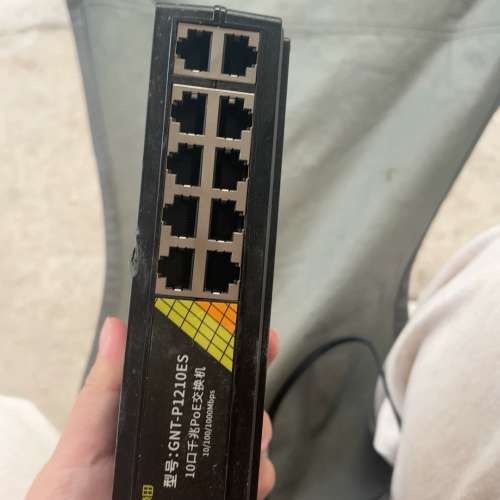 适用桢田GNT-P1210ES 10口千兆POE交换机，实物如图议价