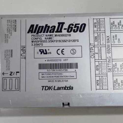 适用TDK-Lambda AlphaII-650 工业电源 MV议价