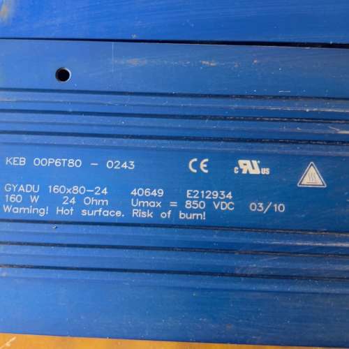 适用KEB变频器铝电阻00P6T80-0243 电压848V议价