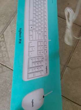 适用MK120键鼠套装，未拆封，白色，USB接口，键盘鼠议价