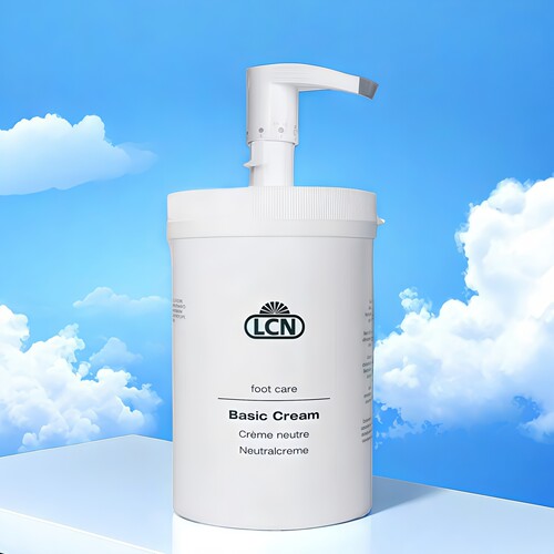 德国版LCN基本润露 足部按摩膏 滋润脚部足跟开口龟裂 院装1000ML