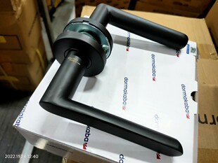 多玛凯拔ST6253黑色本色饰面双舌锁锁芯长度70 锁体孔距5572-20方