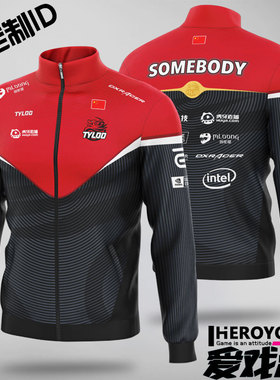 TYLOO天禄战队服CSGO可订制ID衣服卫衣夹克电竞比赛服吃鸡qz茄子