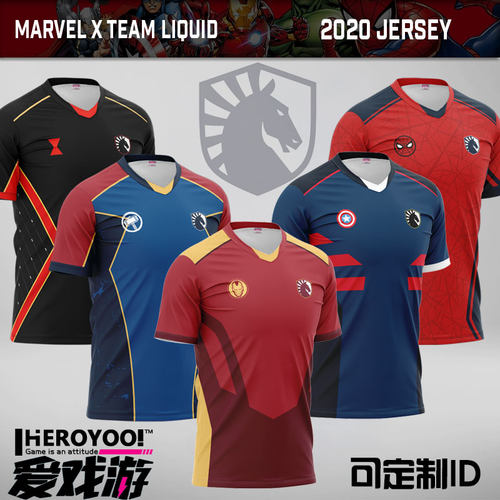 liquid可订制李逵液体电竞战队服