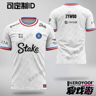 vitality队服可定制ID电竞法国小蜜蜂ZYWOO比赛服major短袖 CSGO