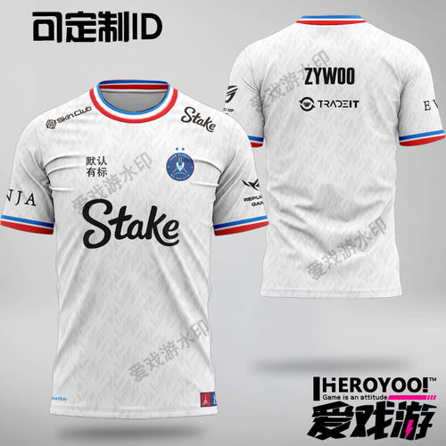 可定制电竞短袖小蜜蜂队服zywoo