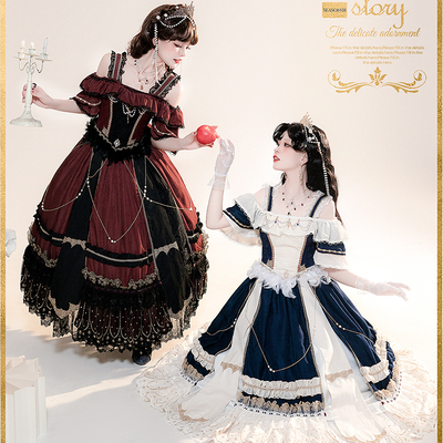 【现货7天内发】月光石lolita cla优雅 长裙洛丽塔 华丽 lo裙