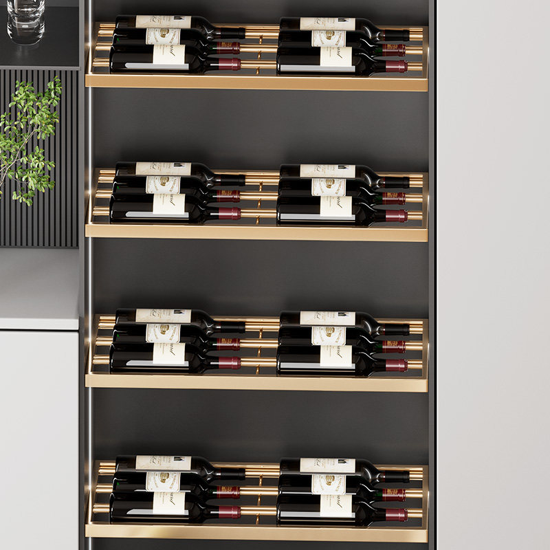 高端铁艺红酒瓶酒格金属层板平放酒瓶架LED装饰酒瓶发光酒瓶层板