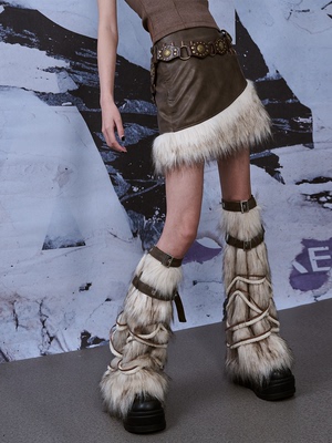 失落后花园游牧荒野流浪毛毛腿套