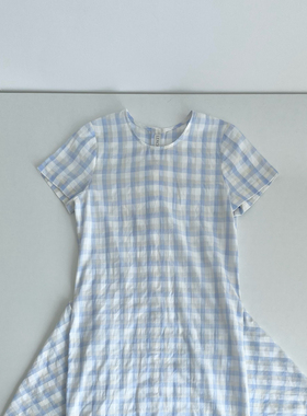 韩国同款   LEROBE1060703   日本进口打结设计短袖连衣裙