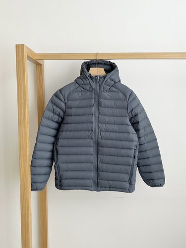 韩国同款 urbanic30 25秋冬 Nest 轻量鹅绒连帽排骨羽绒服 韩代