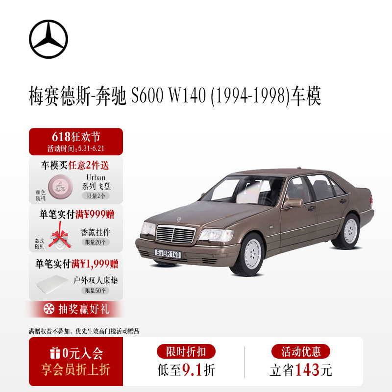 S600W140(1994-1998)车模