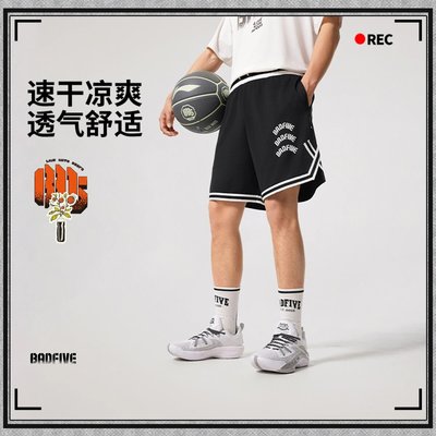 2025新品李宁篮球短裤夏季反伍BADFIVE男子速干凉爽比赛裤AAPV023