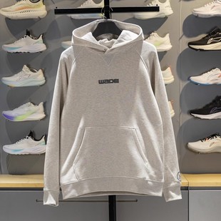 李宁卫衣男子2025冬季 韦德系列宽松保暖套头连帽卫衣AWDV731 新品