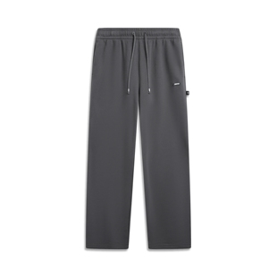 正品李宁2026春季新品反伍BADFIVE男子长裤直筒宽松卫裤AKLW019