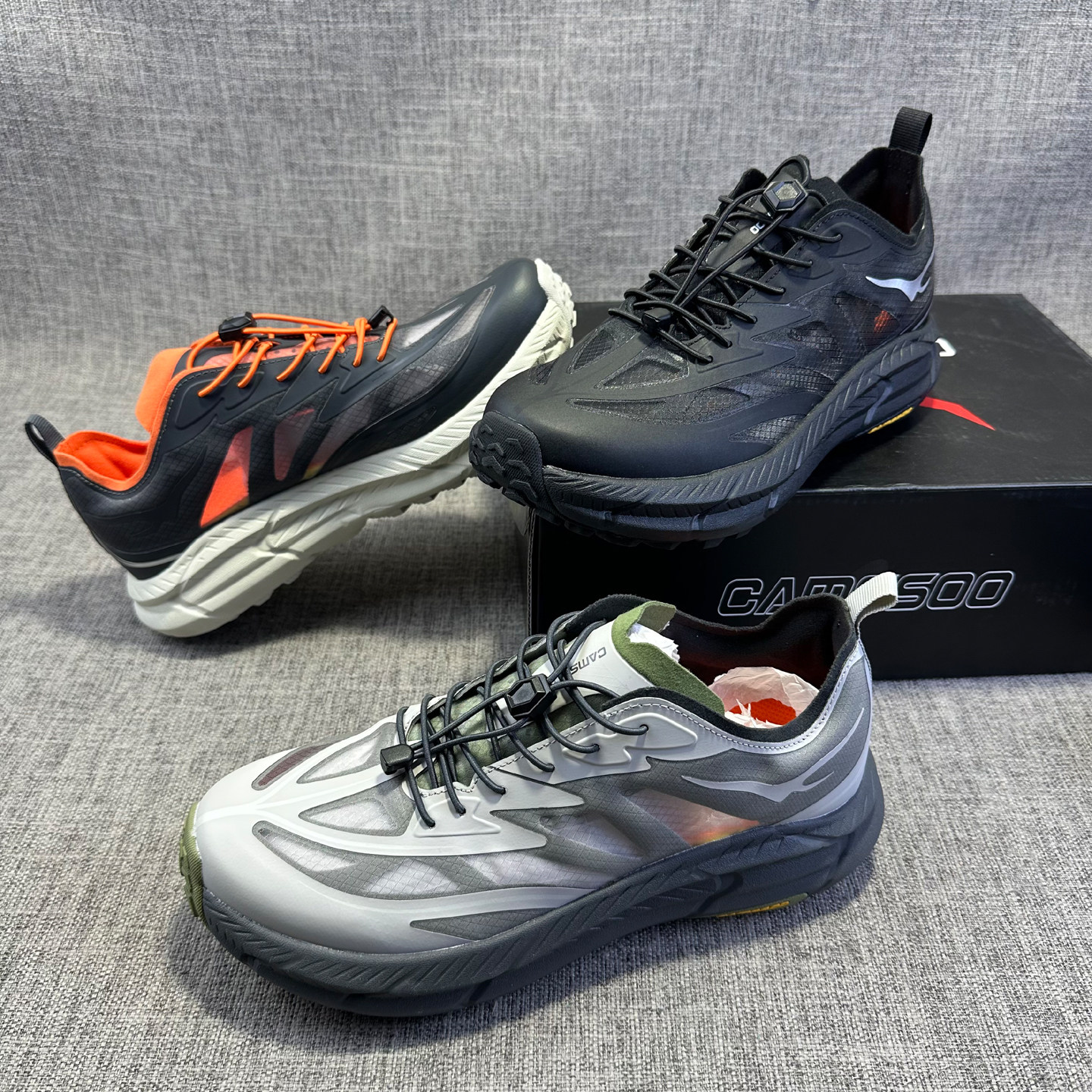 美骆男鞋春夏季新款运动鞋轻便软底防滑透气户外休闲男士越野跑鞋