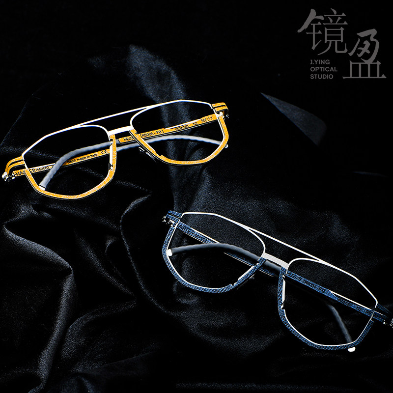 HAPTER镜架HL03B镜盈眼镜手造个性前卫时尚多边形大框男女镜框