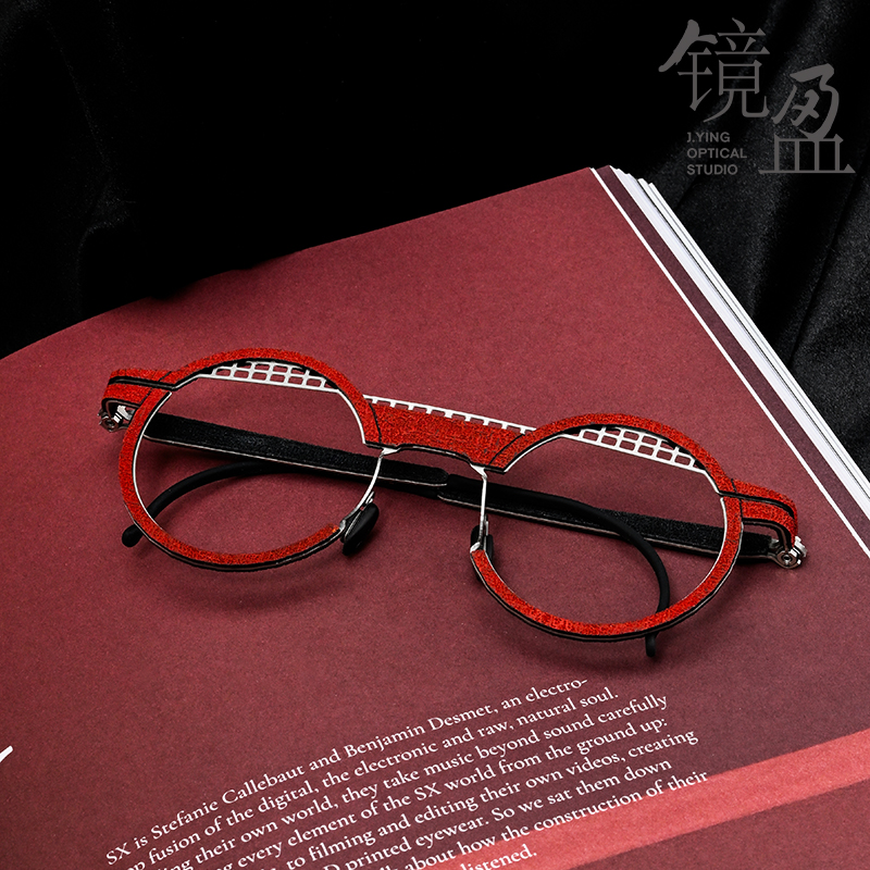 HAPTER近视镜架IL04N镜盈眼镜意大利手工圆形工业风时尚前卫