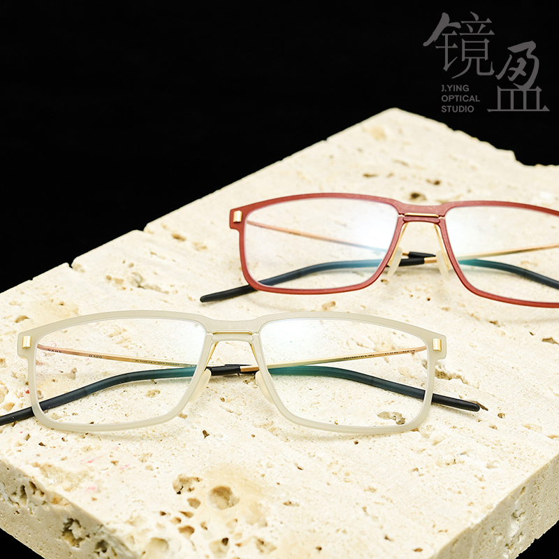 舒适镜架MarkusT长方形纯钛男女