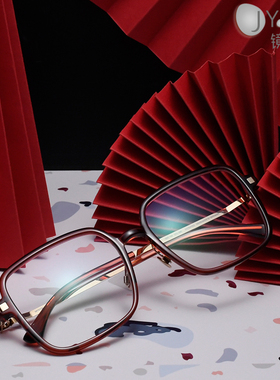 MYKITA近视镜架 镜盈眼镜德国医用钢轻薄板材大方框NIBA个性时尚