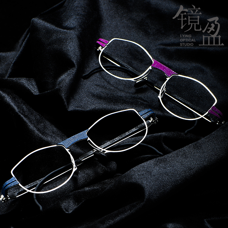 工装风镜框HAPTER多边形薄钢男女