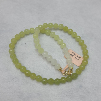 新疆和田黄玉锁骨链 平安扣宝宝锁手把件 玉石雕刻培训学校03027