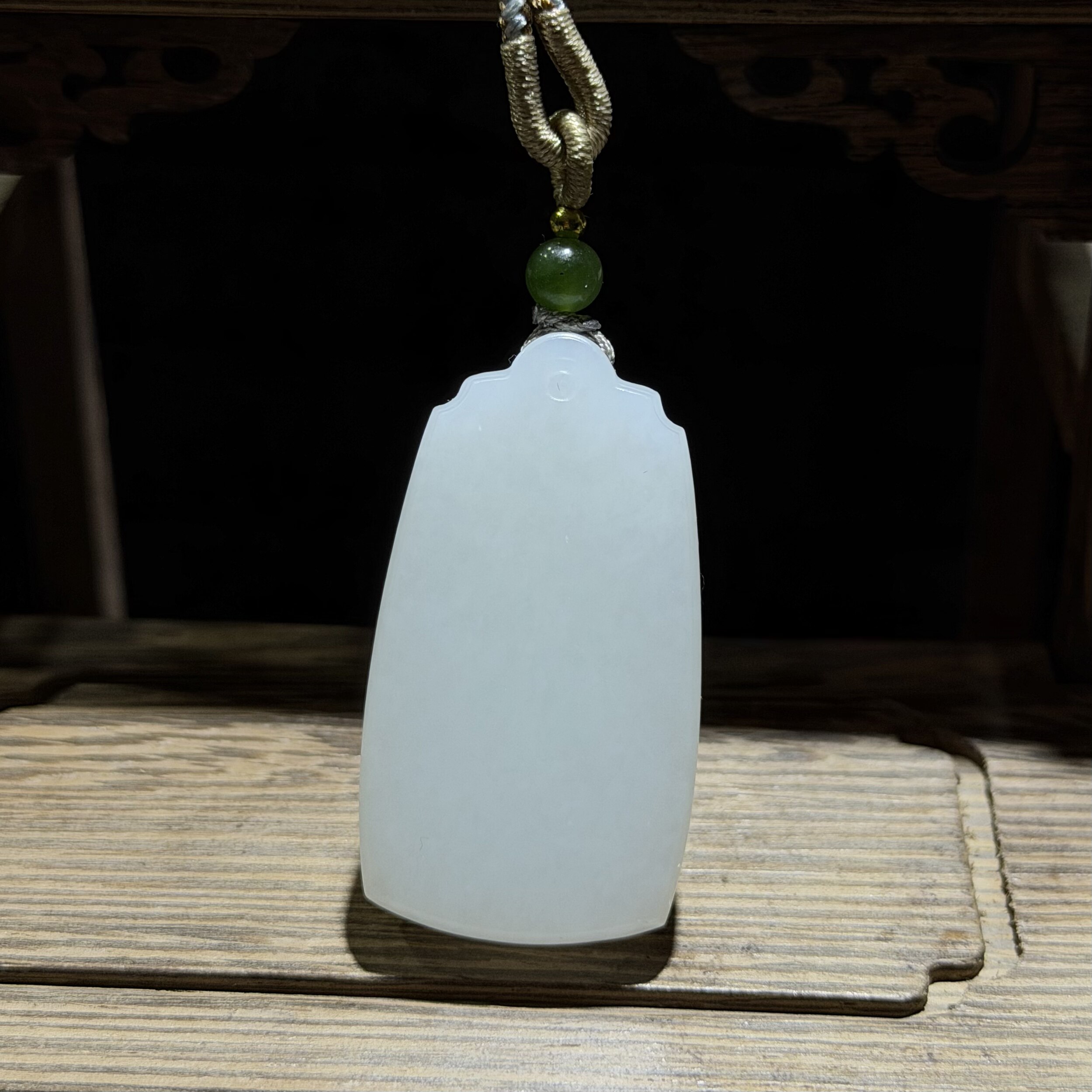 新疆和田白玉籽料平安无事牌 挂件吊坠玉石雕刻培训学校