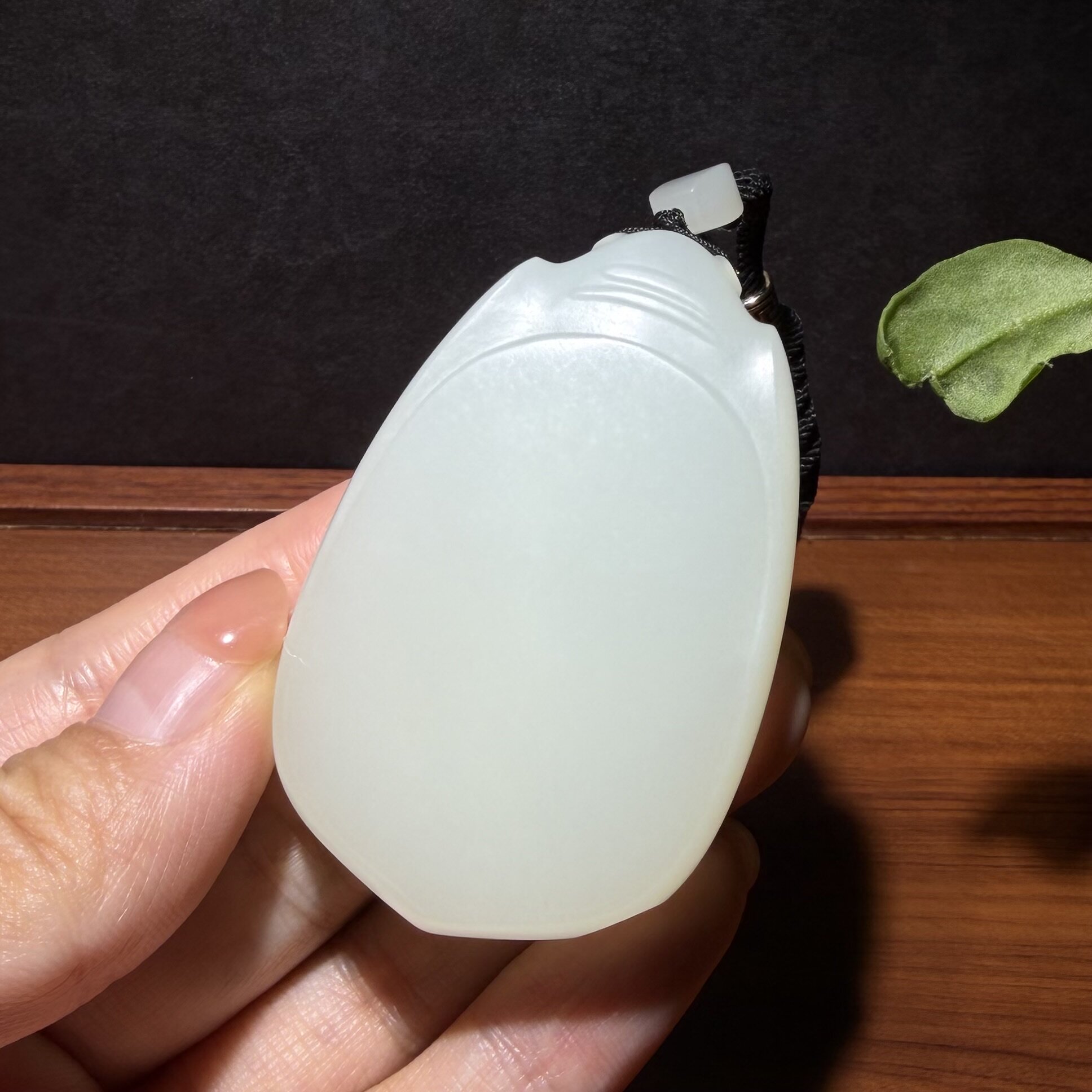 收藏级~新疆羊脂玉籽料平安无事牌和田玉挂件手把件玉石雕刻培训