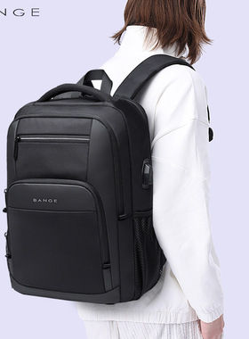 Bange新款男士高级感男士背包电脑包防水双肩包商务背包 backpack