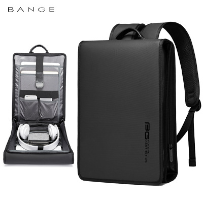 Bange新款男双肩包轻薄商务电脑背包大学生防水休闲书包backpack