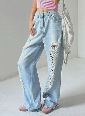 六0903韩国正品60735 牛仔裤区夏季流行正品英伦休闲独特直邮瑞丽