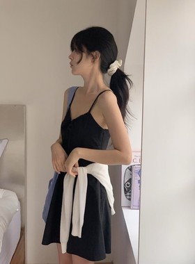 九0704韩国东大门连衣裙区Vergamot-8576397甜美复古秋夏街头韩版