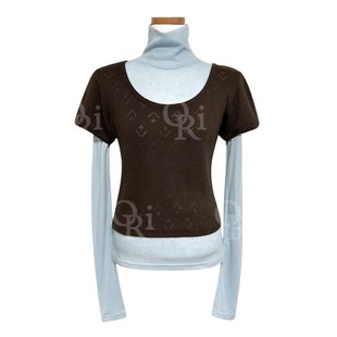 独特可爱舒适冬季 8723845韩版 浪漫 九1211韩国东大门t恤区O