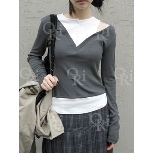 都市通勤潮流 8723884人气高档春季 九1211韩国东大门t恤区O