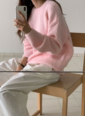 九1108韩国东大门毛衣区Notice-8693286纯色学院正品潮流冬款街头