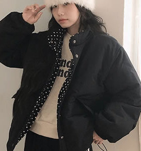 五1214韩国直邮vin-vle- 羽绒棉服5064006区直邮瑞丽甜美简洁秋冬