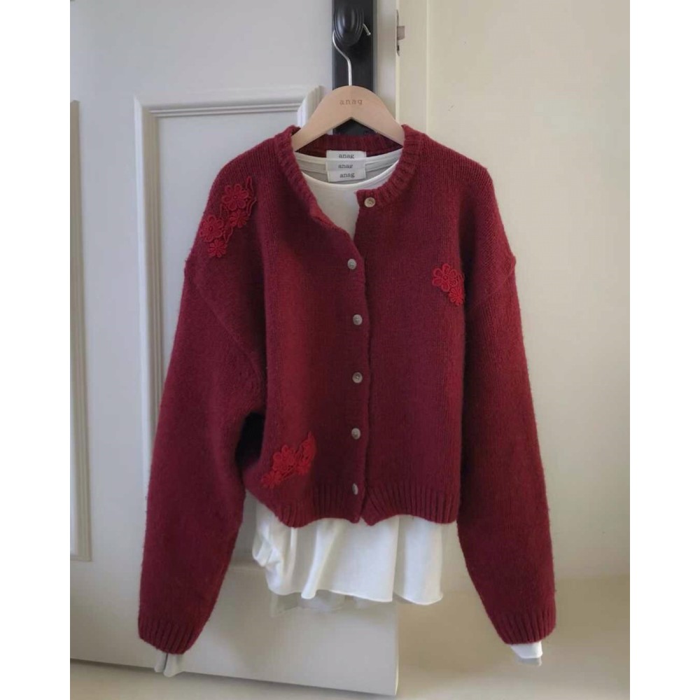 九1108韩国东大门毛衣区Anag-8692449简约秋冬修身韩版优雅可爱