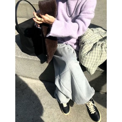 九1120韩国东大门毛衣区WEARE-8703539潮流纯色原宿正品简约冬款