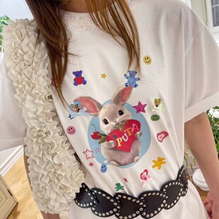 九0704韩国东大门t恤区Boutique-8576133潮流秋夏都市韩版简约