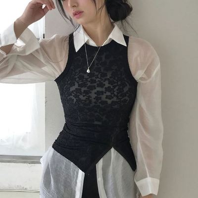 六0903韩国正品cloudemotion--7485 背心区浪漫夏季百搭正品高端