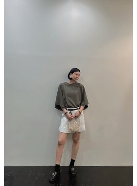 九0704韩国东大门t恤区Rosemallow-8574641新款简洁直邮学院甜美