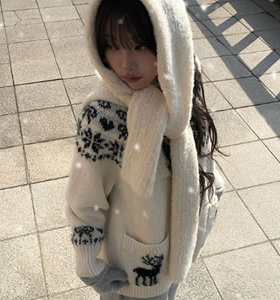 五1214韩国直邮an-yon-emore- 针织衫5063748区欧美正品都市休闲