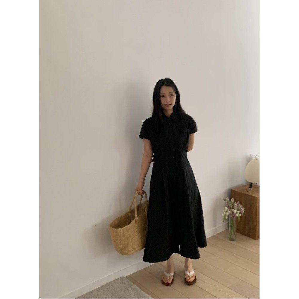 九0725韩国东大门连衣裙区asome-8594698通勤个性纯色原宿正品